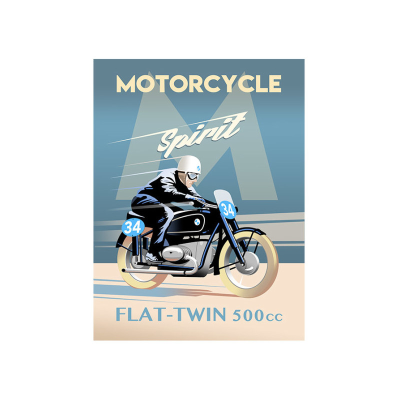 OD135 - Motorcycle spirit  Flat-Twin 500 cc